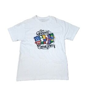 The Good Company GOOD WORLD Mens White Short Sleeve T-SHIRT Size‎ M